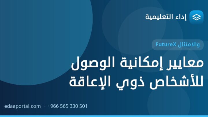 معايير إمكانية الوصول للأشخاص ذوي الإعاقة